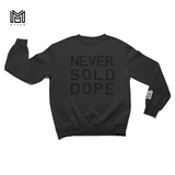 Never Sold Dope Black Crewneck Sweatshirt