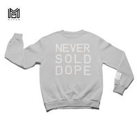 Never Sold Dope Heather Grey Crewneck Sweatshirt