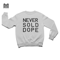 Never Sold Dope Heather Grey Crewneck Sweatshirt