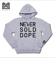 Never Sold Dope Heather Grey Pullover Hoodie