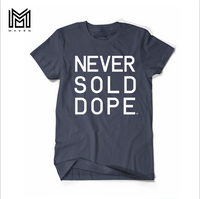Never Sold Dope Navy Men's T-Shirt