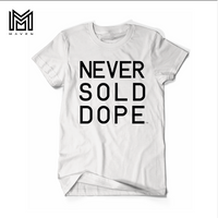 Never Sold Dope White Men's T-Shirt